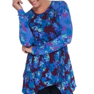 Logo Knit Long Sleeve Top